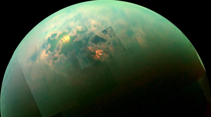 Hijau dan tenang, Bulan milik Saturnus yang bernama Titan ini ternyata memiliki siklus ekosistem yang sama seperti Bumi.(doc: Gizmodo)