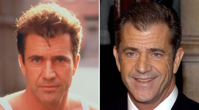 Perubahan wajah Mel Gibson dari tahun ke tahun (via brightside.me)