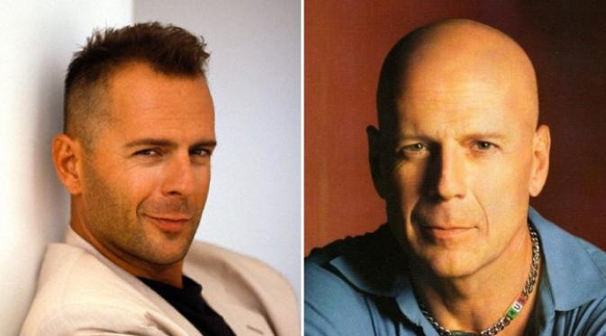 Perubahan wajah Bruce Willis dari tahun ke tahun (via brightside.me)
