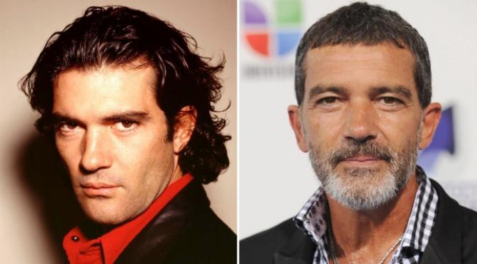 Perubahan wajah Antonio Banderas dari tahun ke tahun (via brightside.me)