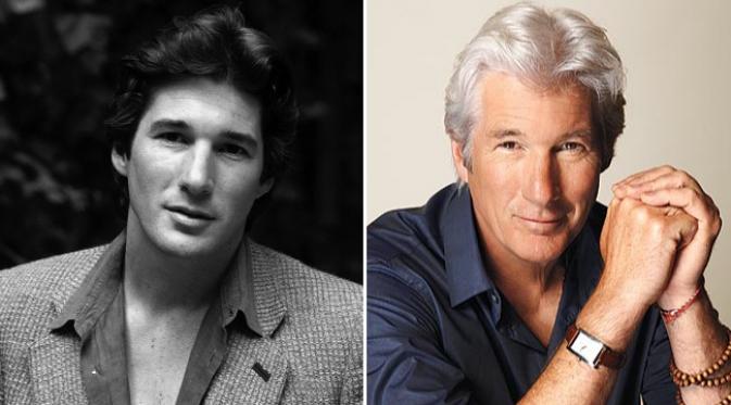 Perubahan wajah Richard Gere dari tahun ke tahun (via brightside.me)