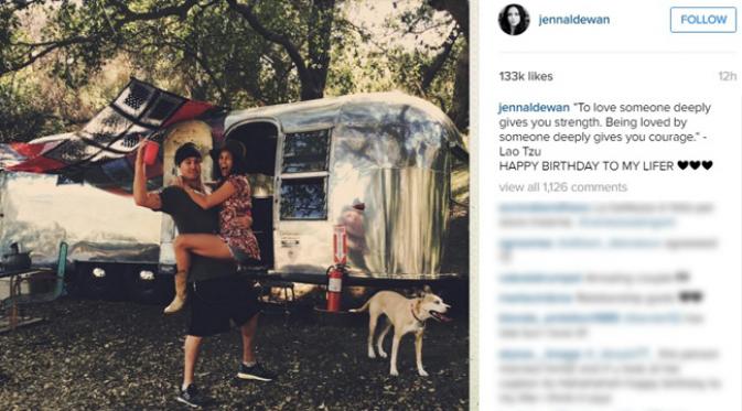 Ucapan Jenna Dewan pada sang suami, Channing Tatum di hari ulang tahunnya. (Instagram)