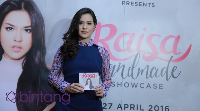 Raisa meluncurkan album 'Handmade'. (Adrian Putra/Bintang.com)