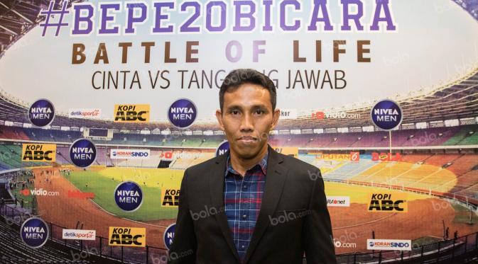 Bima Sakti, eks pemain PSM yang kini jadi andalan Persiba Balikpapan. (Bola.com/Vitalis Yogi Trisna)