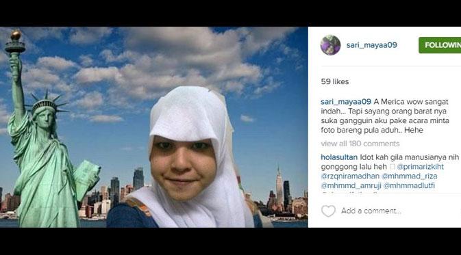 Instagram cewek ini bikin netizen kesurupan berjamaah karena ketawa gak berhenti | Via: instagram.com/sari_mayaa09