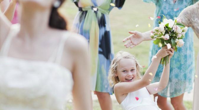 Anak-anak dalam pesta pernikahan (iStock)