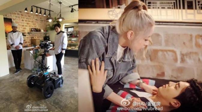 Suho EXO dan Lee Se Young di drama How Are You Bread. foto: weibo