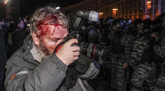 Fotografer Reuters Gleb Garanich. (Foto: Reuters/Stringer)