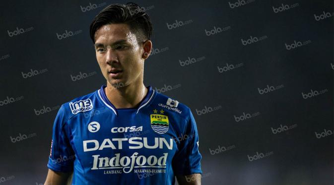 Gelandang Persib, Kim Jeffrey Kurniawan. (Bola.com/Vitalis Yogi Trisna)