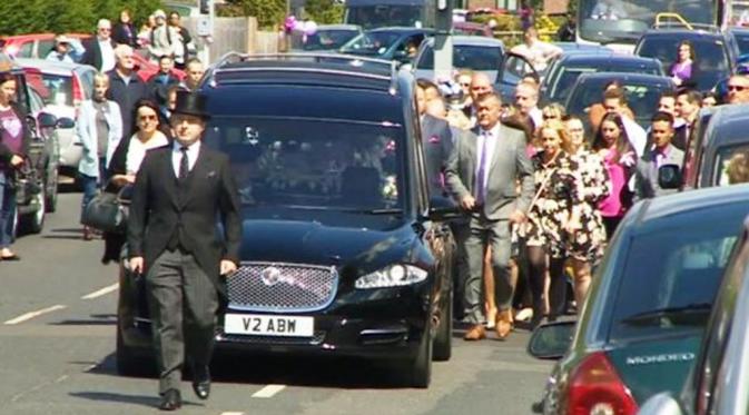 Pemakaman Lauren Heath (BBC)