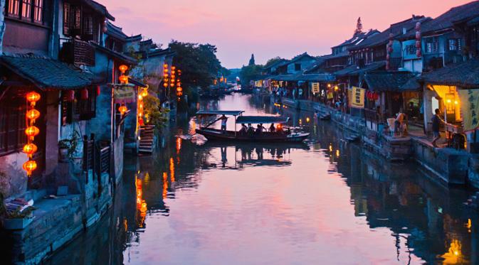 Kota Xitang, Tiongkok (Sumber: shanghaihighlights.com)