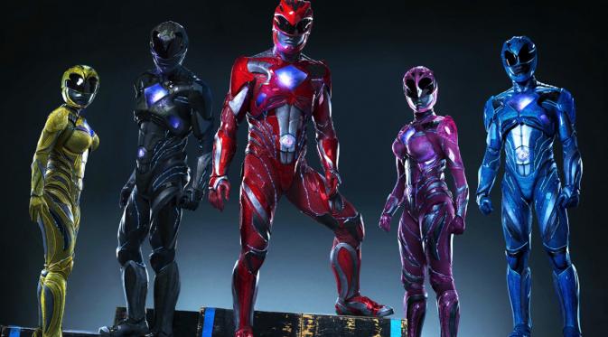 Kostum baru Power Rangers (Entertainment Weekly)