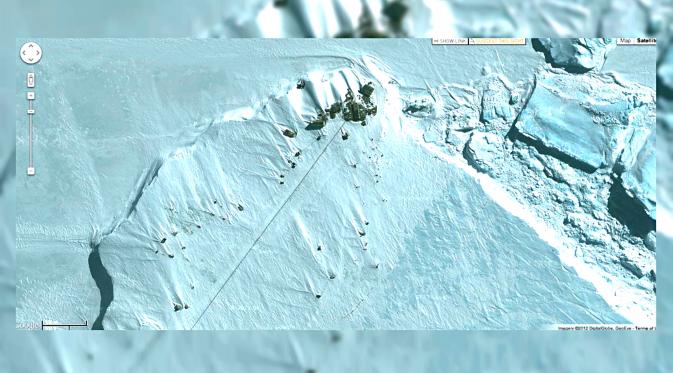 Pusat penelitian Antartika (sumber:googlesightseeing.com)