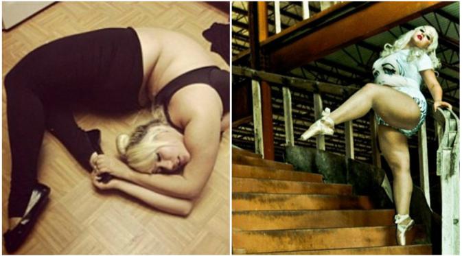 Walaupun pernah mengundurkan diri dari dunia balet karena besarnya ukuran tubuh, wanita ini memutuskan untuk kembali menyatakan diri. (Sumber Instagram)