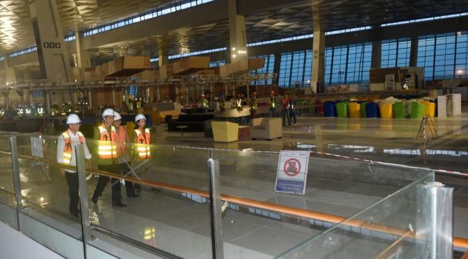 Presiden Joko Widodo  pantau Terminal 3 Ultimate Soetta. (Setpres/Biro Pers Istana)