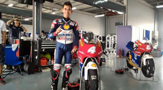 Pebalap Astra Honda Racing Team, Gerry Salim, ingin meraih poin sebanyak-banyaknya pada balapan Asia Talent Cup 2016 seri Malaysia di Sirkuit Sepang, 13-15 Mei. (Astra Honda Racing Team)