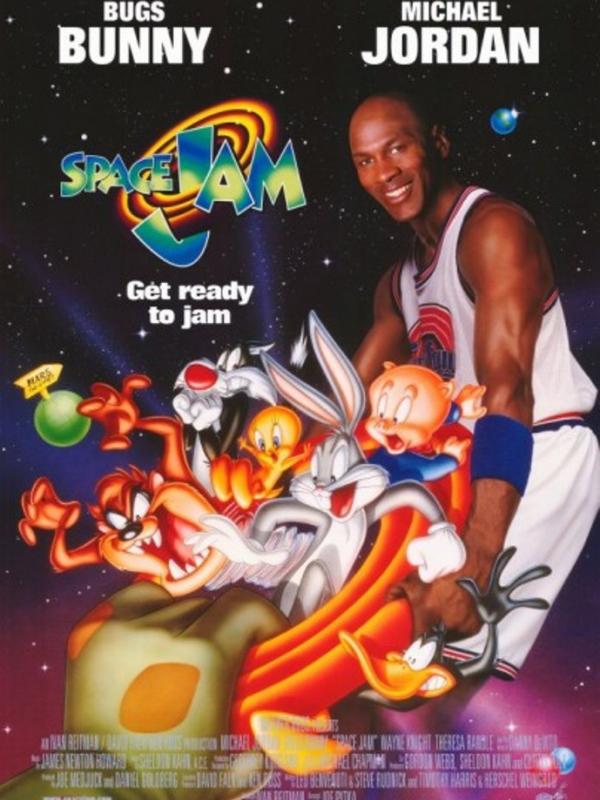 Space Jam (1996) dibintangi Michael Jordan. foto: THR