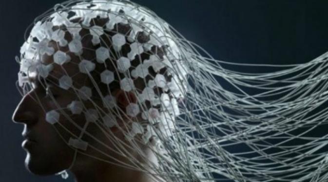 llustrasi pemasangan kabel dan titik pemindaian EEG. (Sumber Psychology Today)