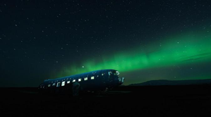 Bangkai Pesawat di Islandia (BBC/davidderueda)