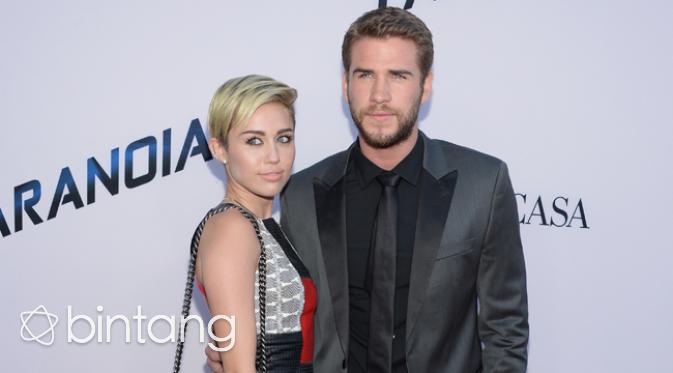 Miley Cyrus dan Liam Hemsworth . (AFP/Bintang.com)