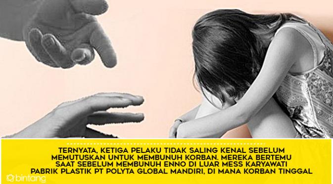 Sadis, Ini 10 Fakta Kasus Pembunuhan Enno Parihah (Desain by Muhammad Iqbal Nurfajri/Bintang.com)