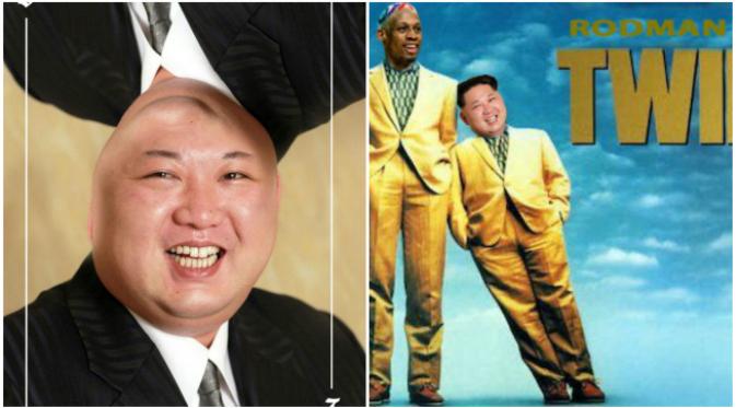 Tidak berlama-lama, netizen menjajal keahlian mereka untuk menciptakan modifikasi foto Kim Jong-un sehingga menjadi olok-olok. (Sumber upgruv.com)