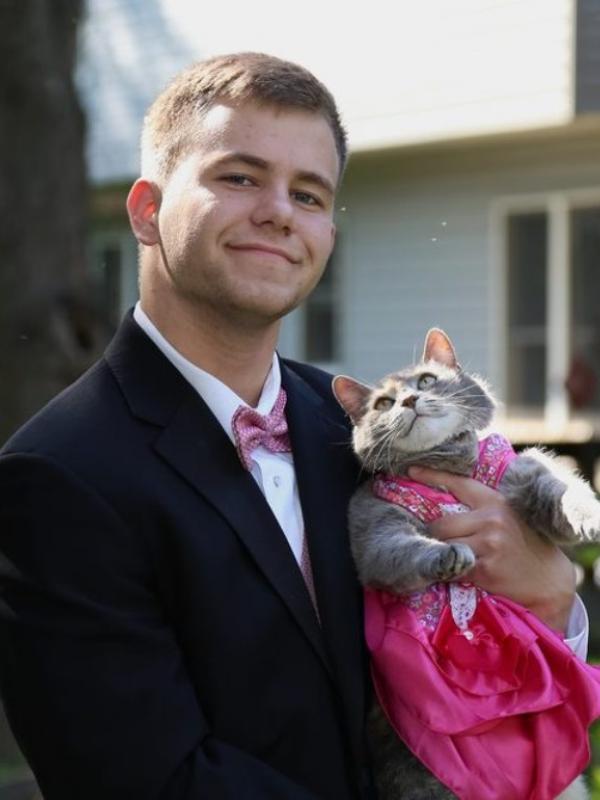 Kencan dengan kucing ke pesta prom