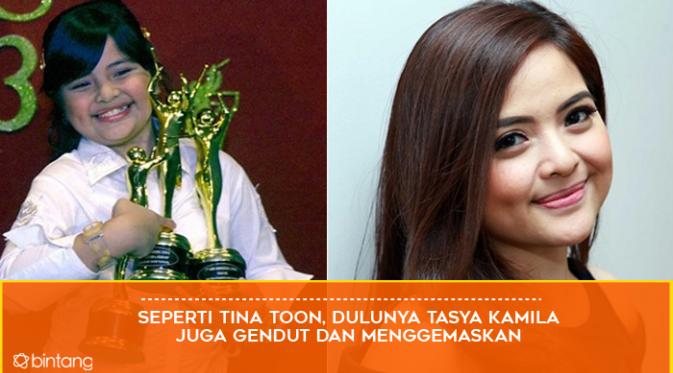 Transformasi drastis Tasya Kamila (Foto: Bintang Pictures, Desain: Muhammad Iqbal Nurfajri)