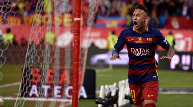 Pada musim lalu, Neymar bisa mencetak 31 gol dari 49 penampilan bersama Barcelona di semua kompetisi. (Foto: AFP)