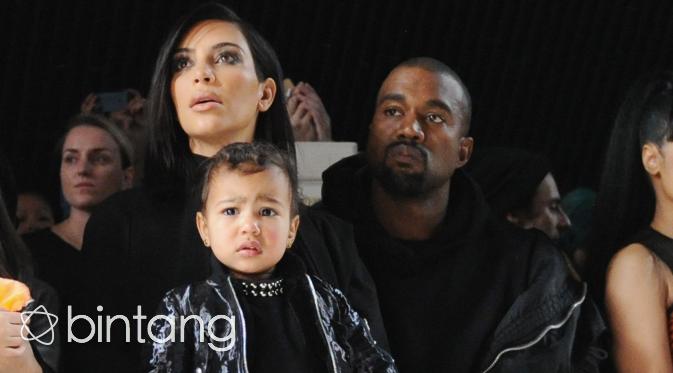 Kim Kardashian sudah memiliki dua anak, yakni, North West dan Saint West. (AFP/Bintang.com)