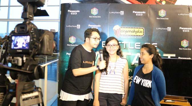 Wawancara peserta Cinemaholic yang beruntung mendapatkan door prize dari Panasonic Viera