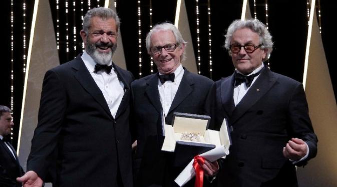Ken Loach, peraih Palme d’Or  Festival Film Cannes 2016 (AP Photo/Thibault Camus)