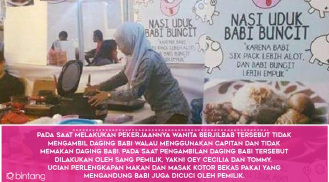 Sebelum Menghujat, Ketahui Dulu 7 Fakta Nasi Uduk Babi Buncit. (Design by Muhammad Iqbal Nurfajri/Bintang.com)