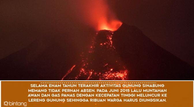 Bikin Merinding, Ini 8 Fakta Gunung Sinabung. (Design by Muhammad Iqbal Nurfajri/Bintang.com)
