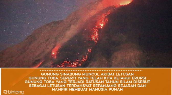 Bikin Merinding, Ini 8 Fakta Gunung Sinabung. (Design by Muhammad Iqbal Nurfajri/Bintang.com)