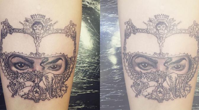 Paris Jackson kenang sang ayah dalam tato, (Instagram)