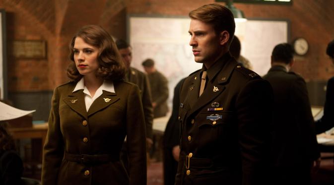 Captain America dan Peggy Carter. Foto: via marvel-movies.wikia.com