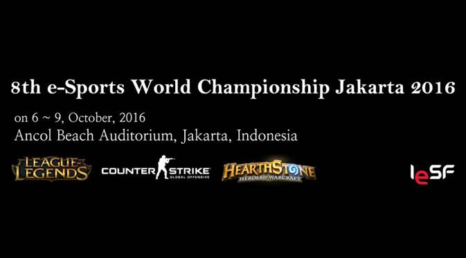 8th E-Sports World Championships akan segera digelar. (IeSF)