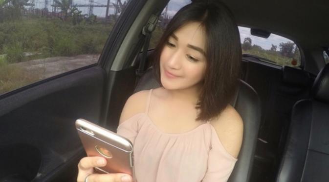 Polwan cantik, Bripda Muthia. (Istimewa)