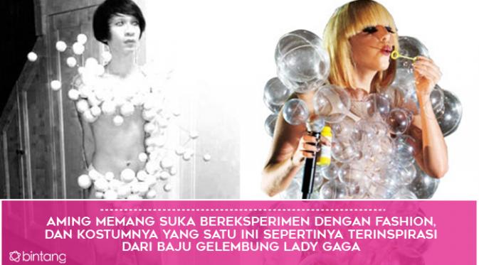 Aming vs Lady Gaga (Foto: Bintang Pictures, Desain: Muhammad Iqbal Nurfajri)