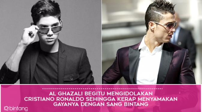 Al Ghazali vs Cristiano Ronaldo (Foto: Bintang Pictures, Desain: Muhammad Iqbal Nurfajri)