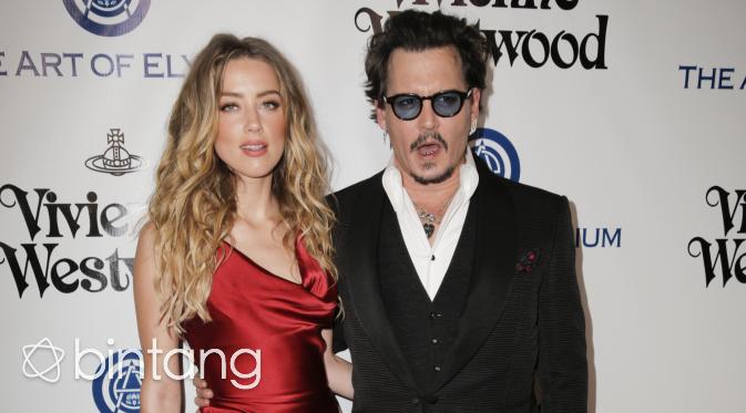 Johnny Depp dan Amber Heard (AFP/Bintang.com)