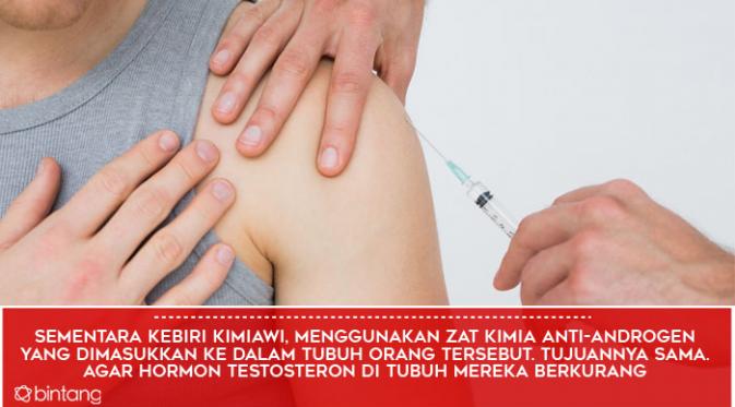 8 Fakta Kebiri Kimia (Design by Muhammad Iqbal Nurfajri/Bintang.com)