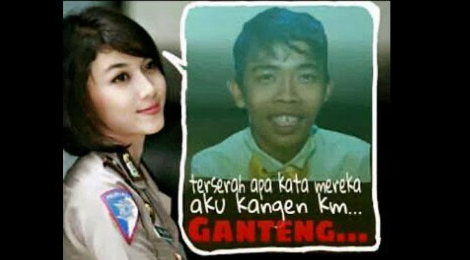 Meme polwan cantik | Via: istimewa