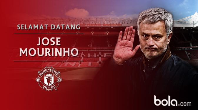Jose Mourinho Manchester United (Bola.com/Adreanus Titus)