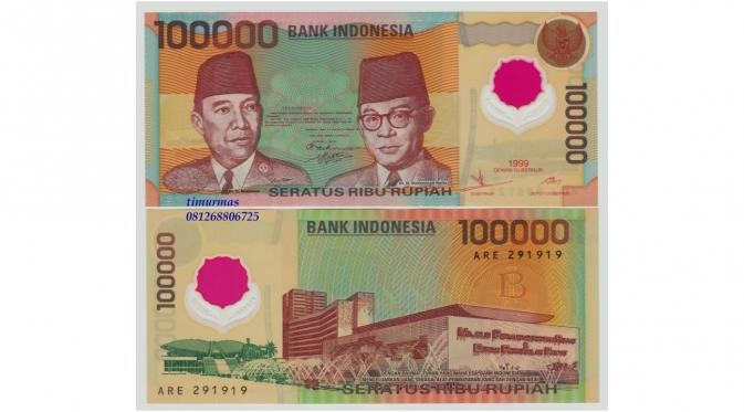 Rp. 100.000 di tahun 90-an. (Via: tokopedia.com)