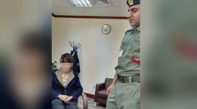 Remaja asal Sichuan, China, yang ditangkap oleh polisi Dubai (Shanghaiist).