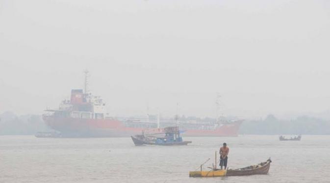 Laut Belawan, tempat KRI Pati Unus mengalami kebocoran. (Istimewa)