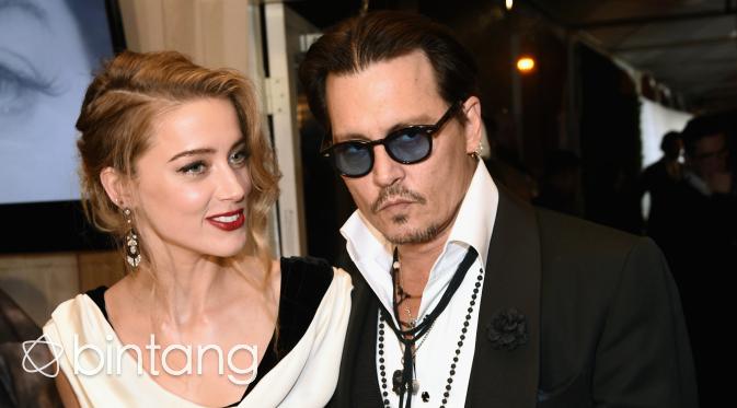 Amber Heard dan Johnny Depp (AFP/Bintang.com)