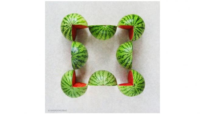 Ada berapa semangka? (Via: brightside.me)